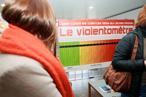 Le violentomètre, outil de prévention dans la lutte contre les violences faites aux femmes.