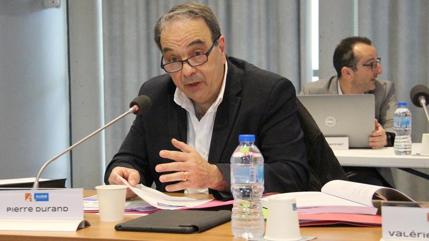 Pierre Durand, vice-président du Département de l'Aude délégué aux ressources et au dialogue social.
